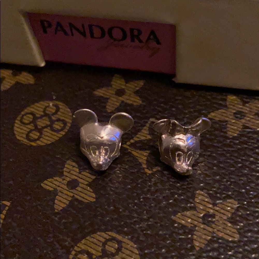Mickey and Minnie Mouse Pandora charms
